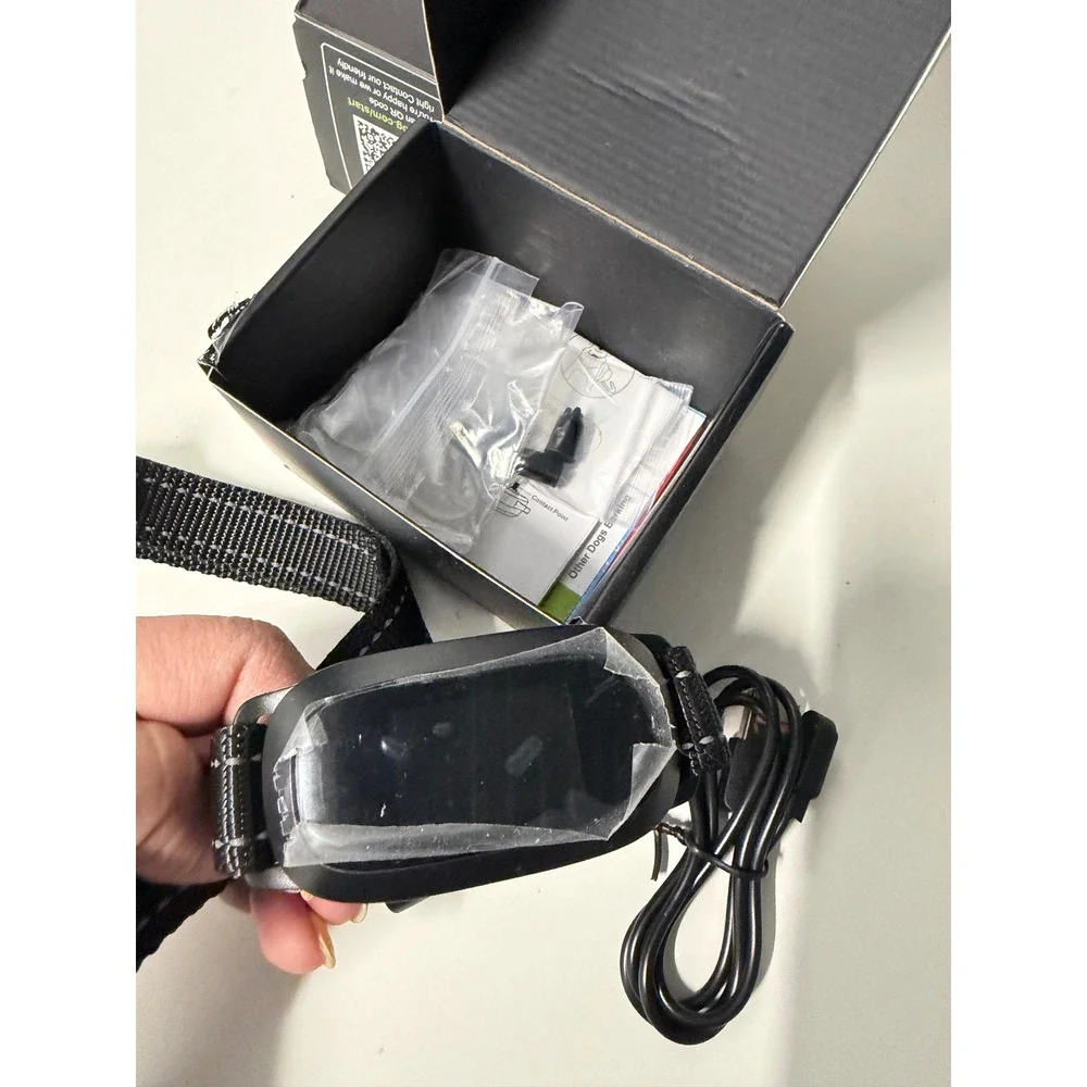 FAFAFROG Smart Dog Bark Control Collar Model S1 Waterproof Rechargeable Black